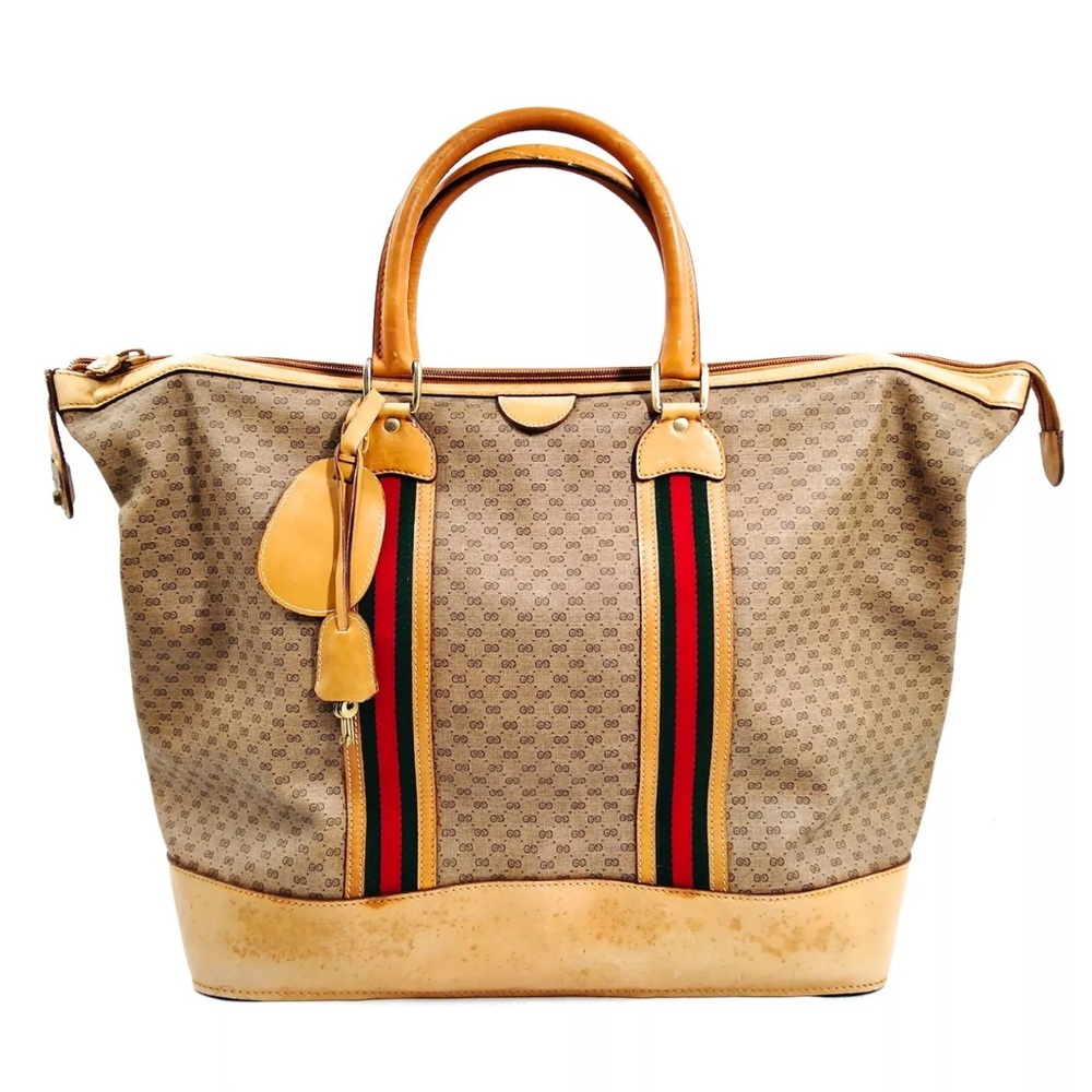 Authentic Gucci GG Sherry Large Travel